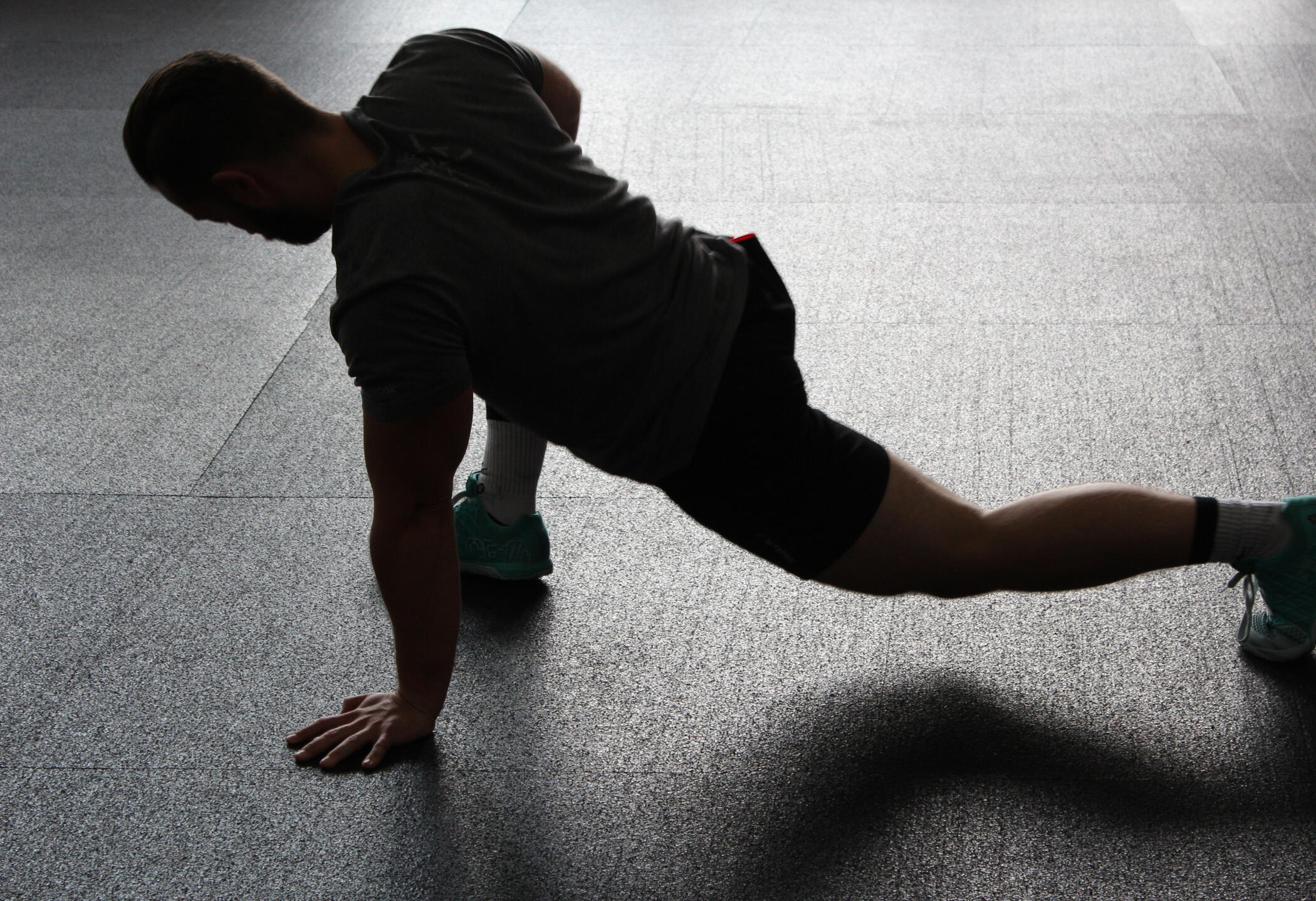 stretching